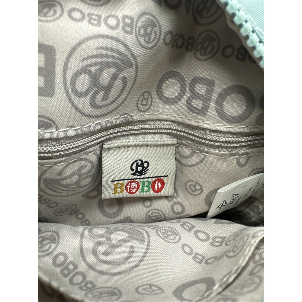 Zurv Bobo Crossbody Bag Green Nylon Multi Pocket Messenger Womens Small - Picture 5 of 7